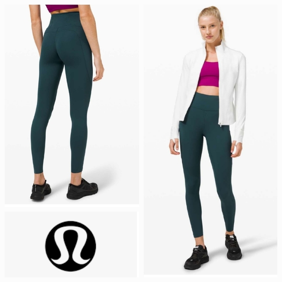 lululemon athletica Pants - LULULEMON 6 Fast And Free High-Rise Tight 28" Submarine Size 6